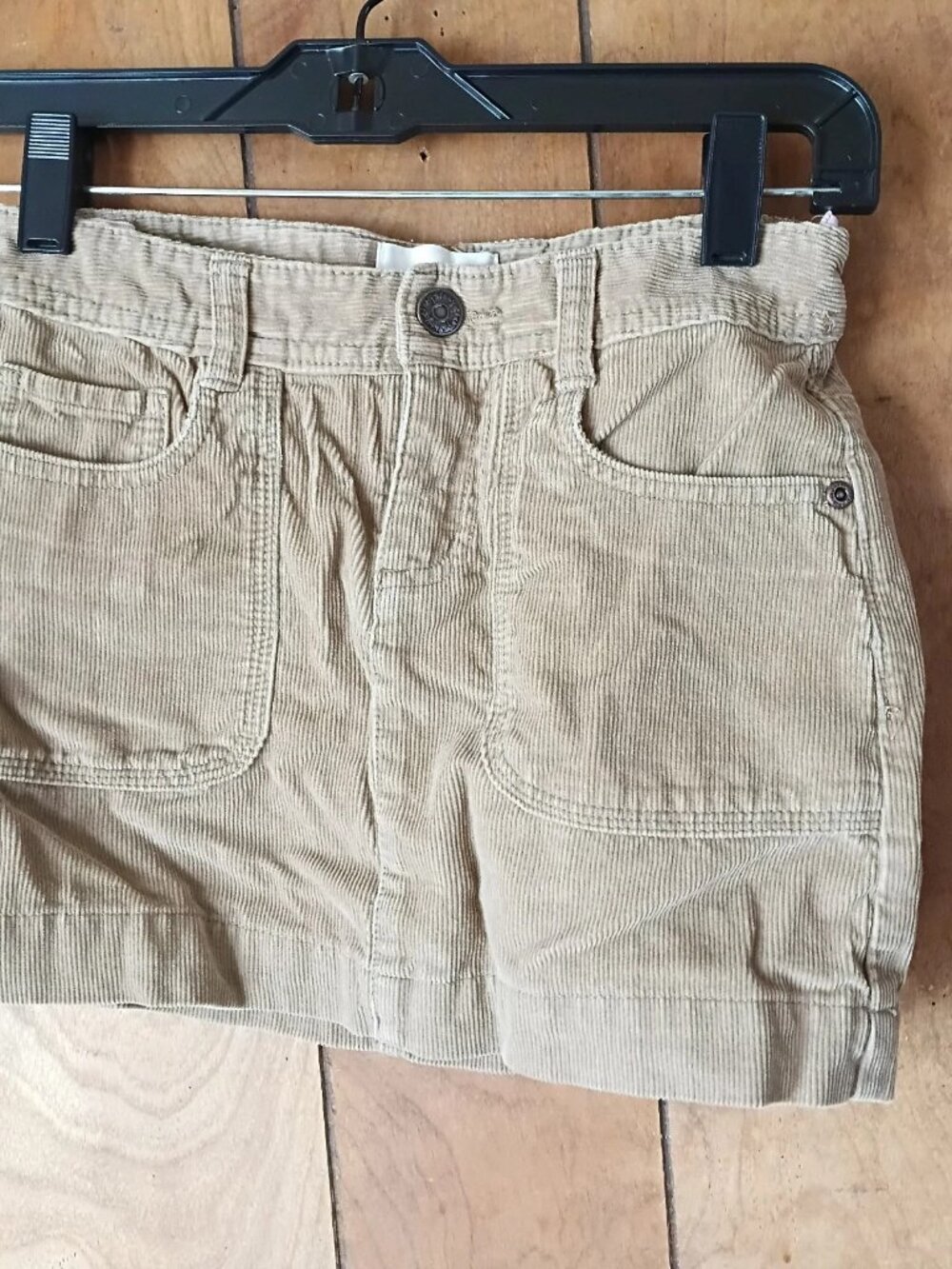 Girls Old Navy Tan Khaki Skirt Size 8 Cotton Casual School